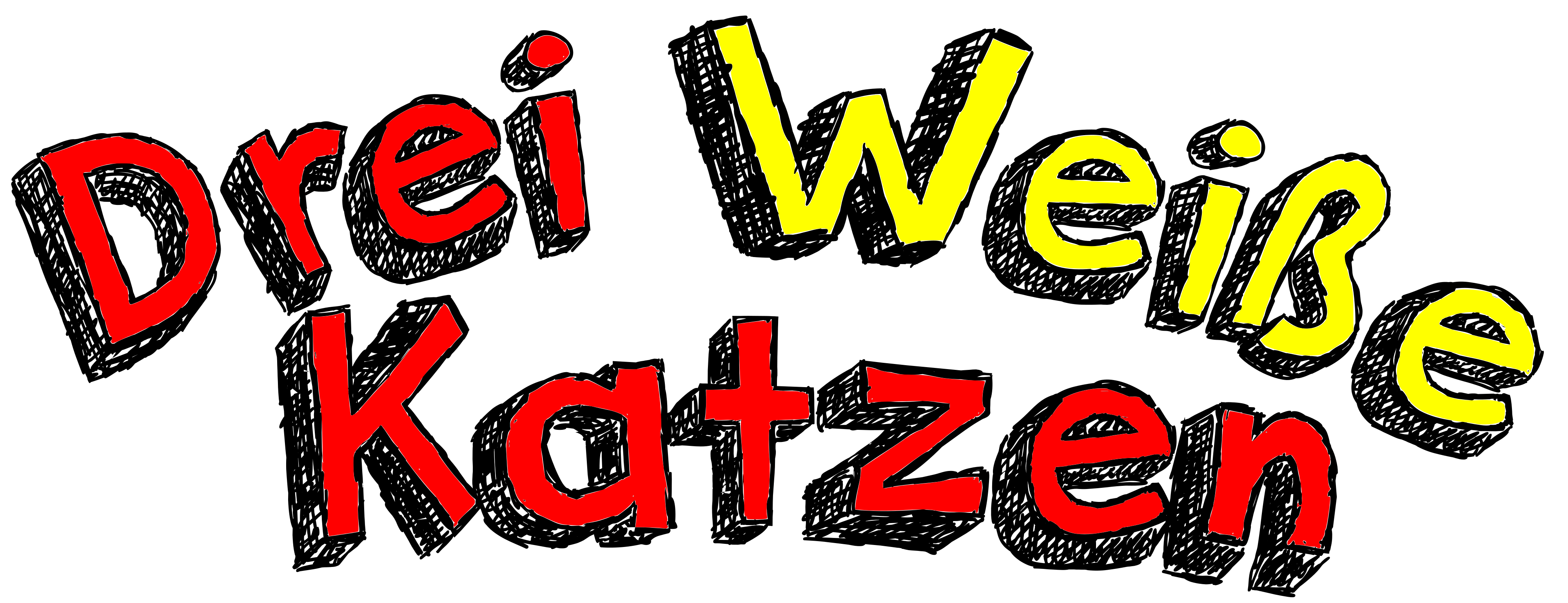 Drei weiße Katzen